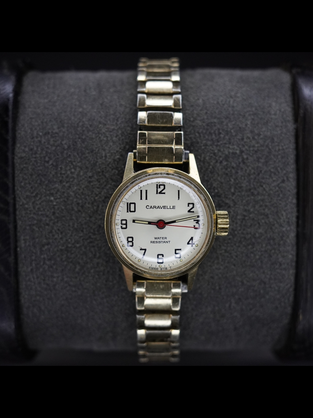 Vintage 1978 Caravelle by Bulova Swiss Water Resistant GoldTone Mechanical Watch